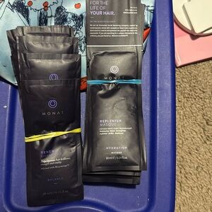 Bundle of Monat  renew shampoo and replenish masques